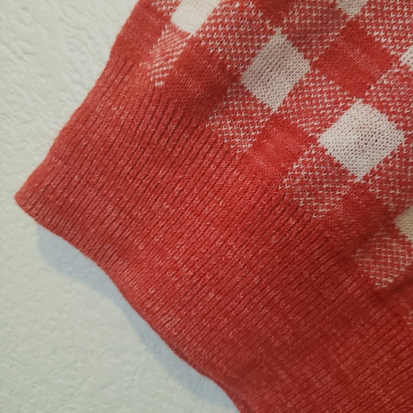 Polo Ralph Lauren Gingham Crop Sweater - Picture 2 of 6